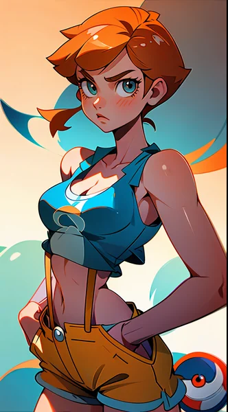 Stylized Anime Trainer Character Art