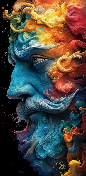 Surreal Cloud World Digital Art