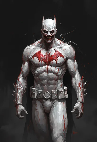 Dark Corrupted Batman Horror Art