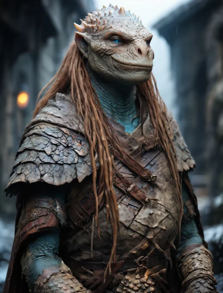 Lizardfolk Fantasy Character Art