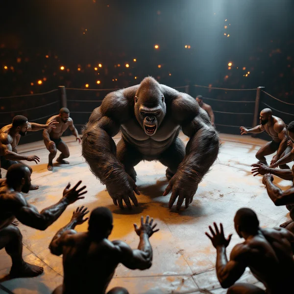 Cinematic Gorilla Arena Animation