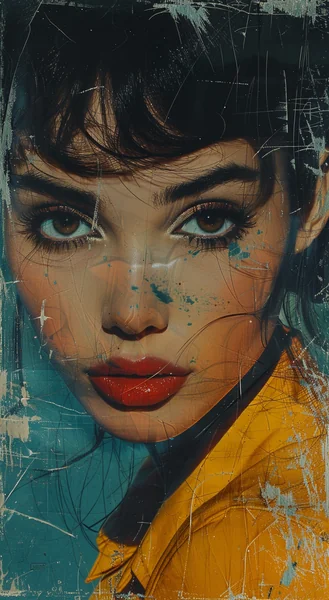 Vintage Elegant Woman Fashion Poster