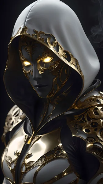 Dark Fantasy Shadow Knight Portrait
