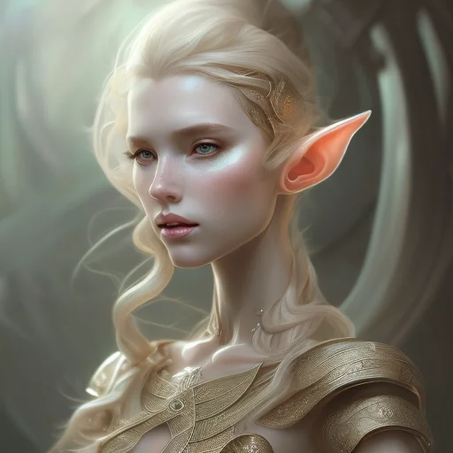 High Fantasy Elf Portrait Art