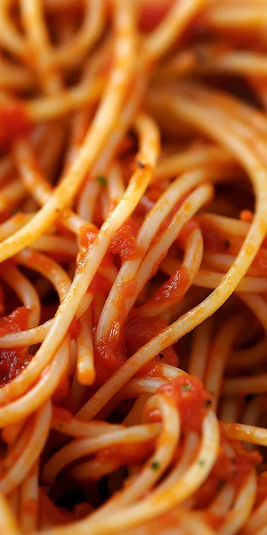 Extreme Close-Up Spaghetti Photography