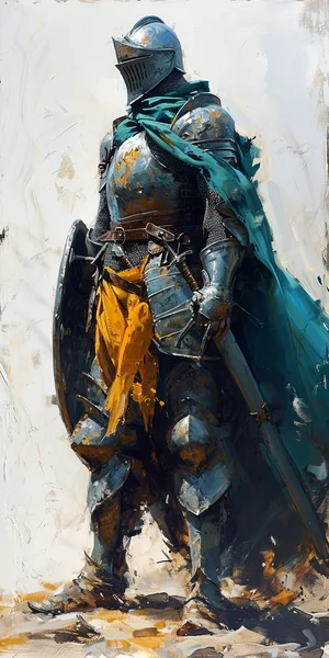 Adventure Knight Illustration