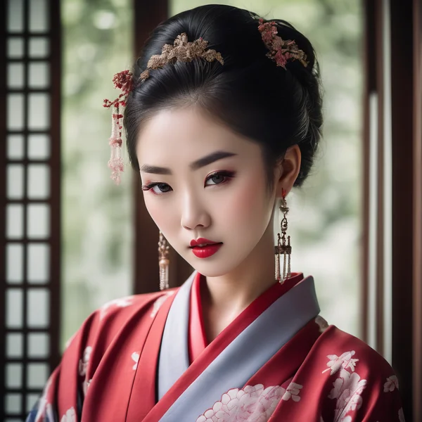 Traditional Asian Beauty Portrait