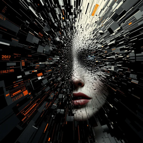 Glitched Memory Rewind Art
