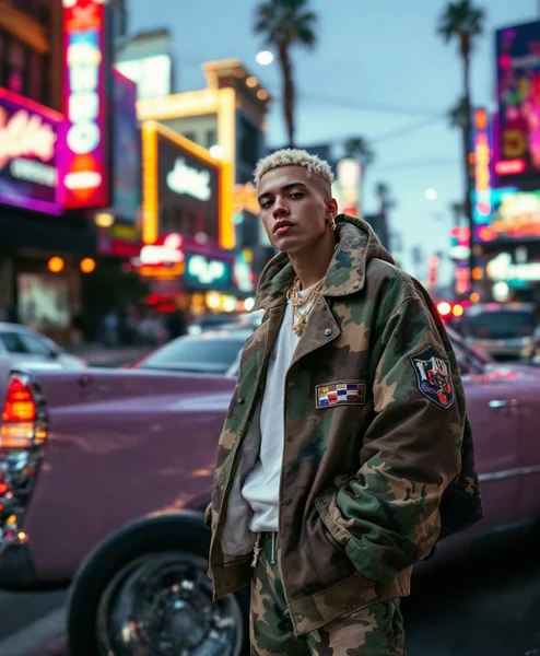 Urban Rapper Street Portrait