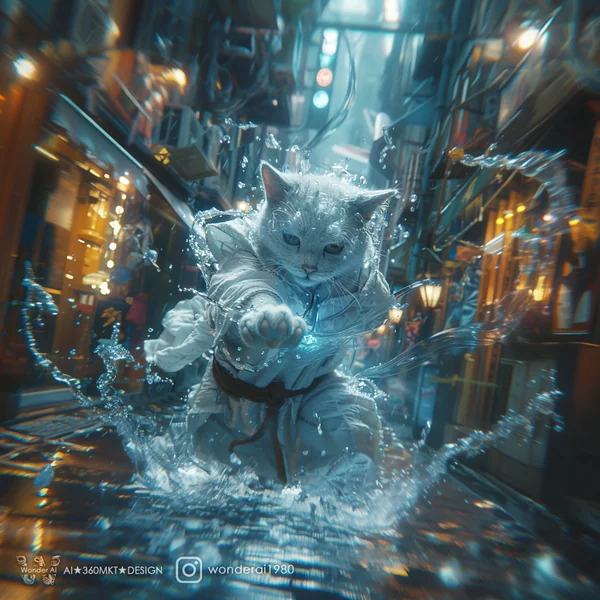 Magic Cat Action Movie Still