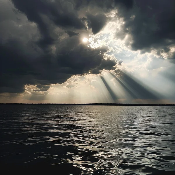 Moody Cold Lake Landscape