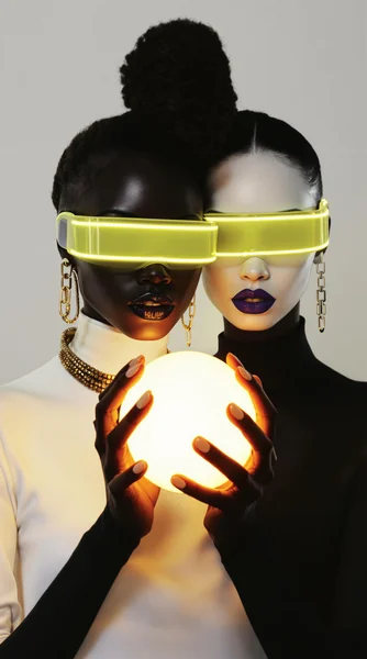 Avant-Garde Vogue Duo Portrait