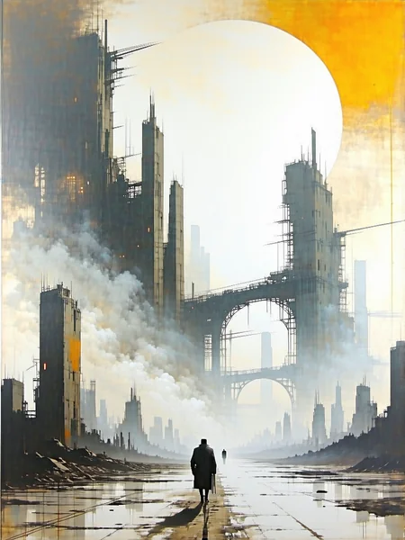 Epic Dystopian Art Inspired by Ruas