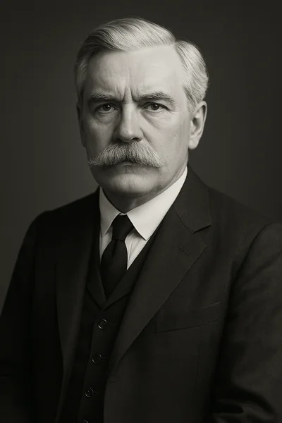 Classic Black and White Formal Portrait