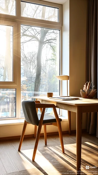Scandinavian Home Office Interior