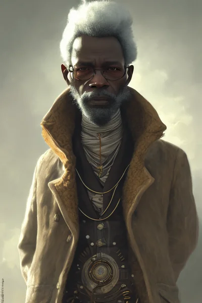Victorian African Elder Portrait