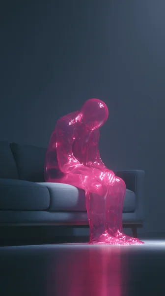 Surreal Bioluminescent Humanoid Art