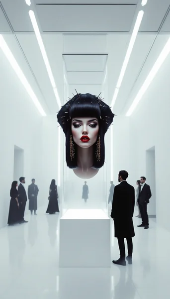 Futuristic Fashion Museum Editorial