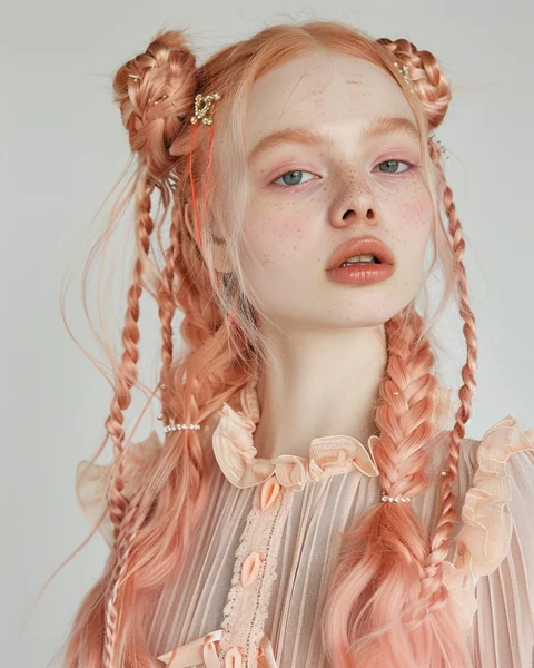 Candycore Hair Vogue Runway Model