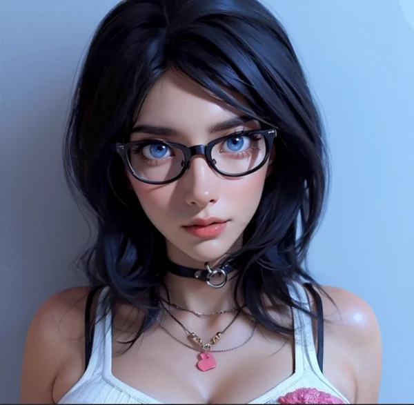 Natural Beauty Close-Up Portrait
