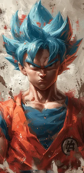 Solarized Dragon Ball Anime Art