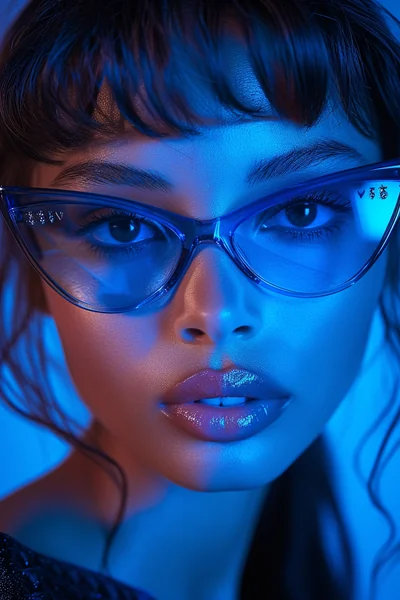 Luxury Futuristic Sunglasses Editorial