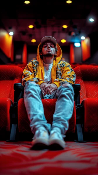 Movie Theater Lounge Fashion Shot