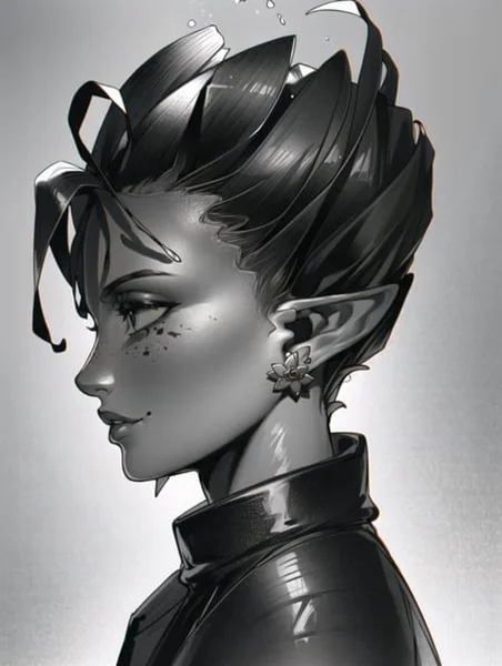 Profile Portrait Fantasy Woman