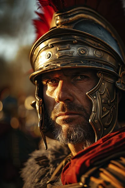 Roman Legionary Low Angle Photo