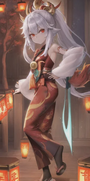 Japanese Myth Creatures AI Art