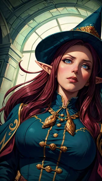 Elf Wizard Victorian Fantasy Portrait