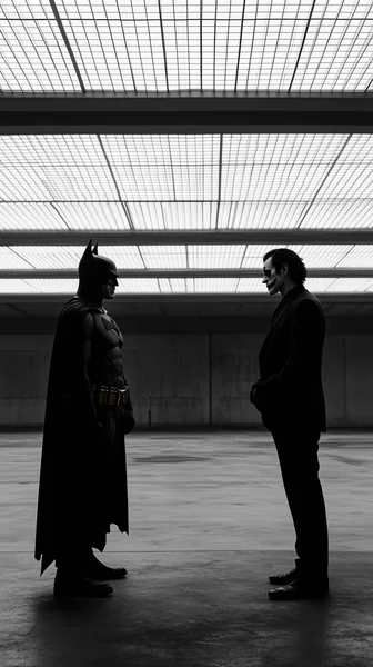 Batman and Joker Cinematic Still