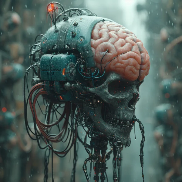 Mechanical Brain Drone Concept