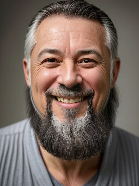 Photorealistic Middle-Aged Man Portrait