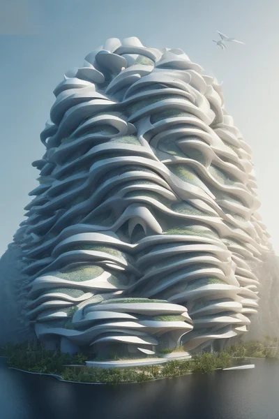 Zaha Hadid‑Inspired Floral Architecture
