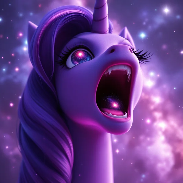 Cosmic Pony Galaxy Devourer Art
