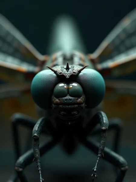 Ancient Dragonfly Macro Render