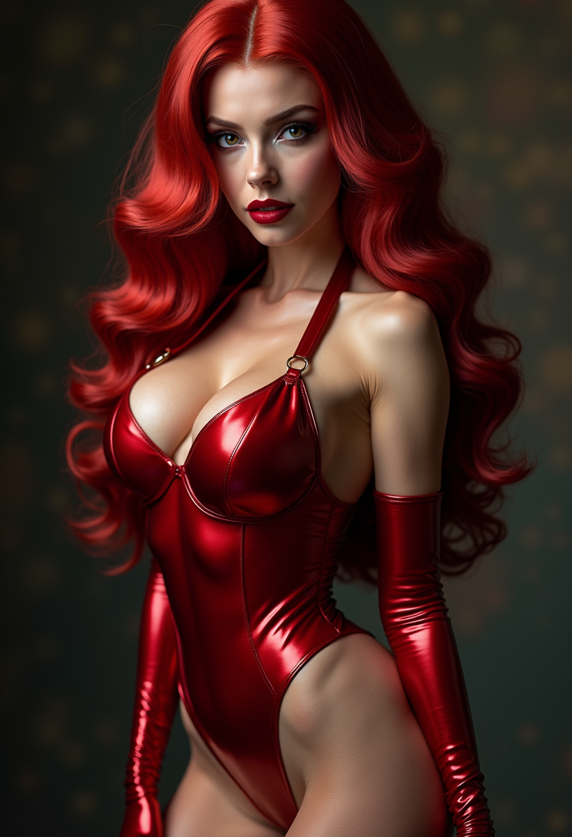 Jessica Rabbit Beautiful Charismatic Girl, Athletic...