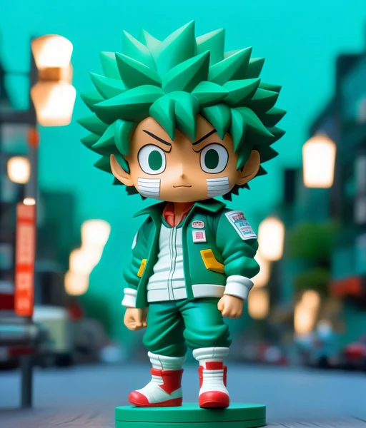 Cute Anime Chibi Character 3D