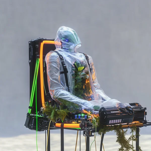 Futuristic Alien Armor Fashion Art