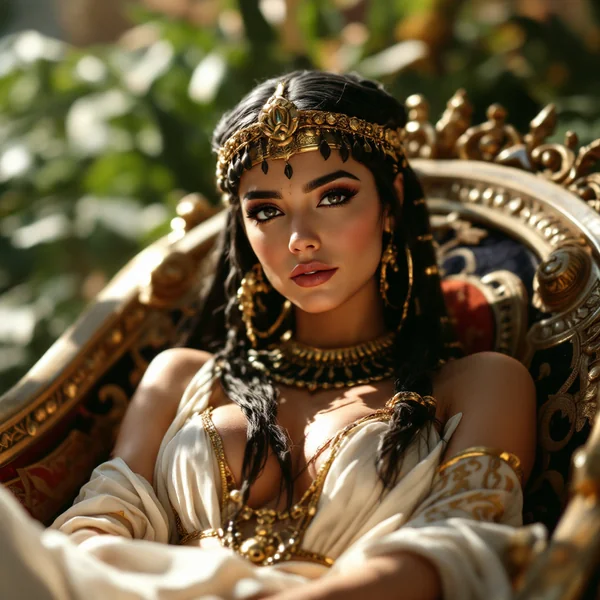 Cleopatra Royal Chariot Portrait