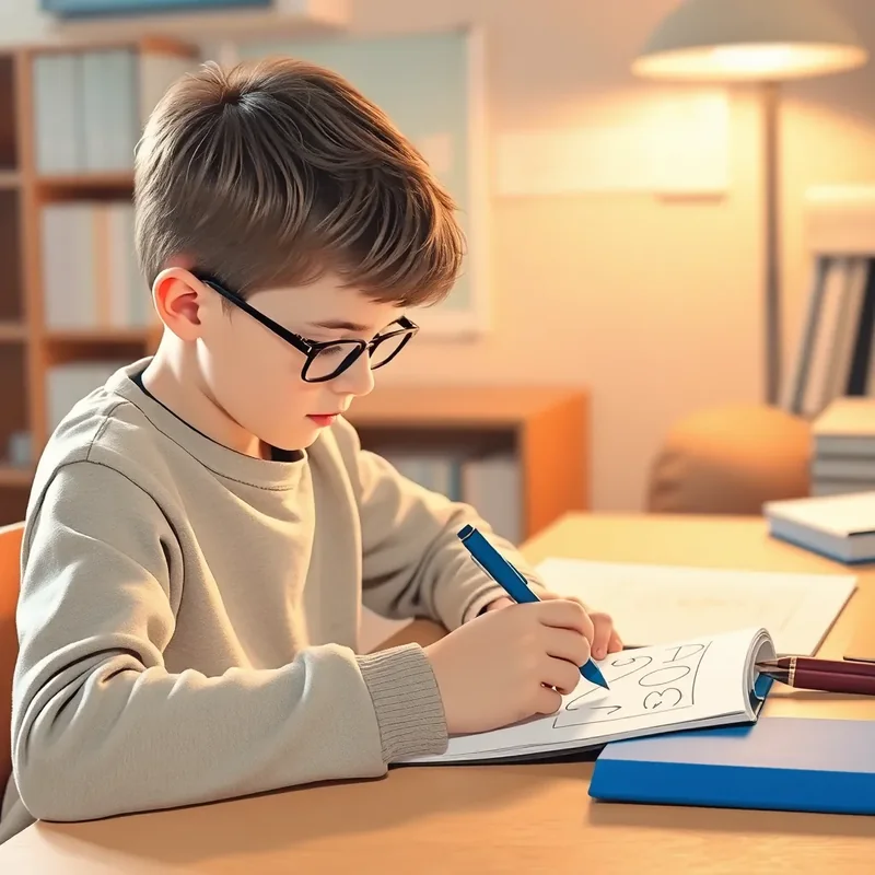 Mon Fils Revise Ses Cours De Math