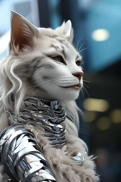 Cat-Human Hybrid Fantasy Character