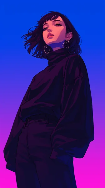 Asian Model Studio Portrait AI