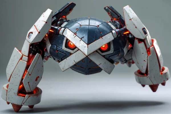 Sci‑Fi Metagross Pokémon Render
