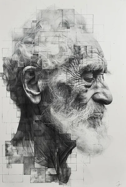 Nautical Surreal Elder Portrait