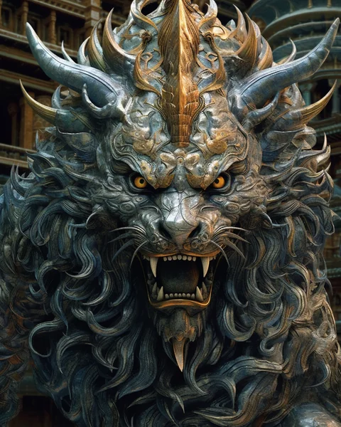 Singha Thai Mythical Lion Art