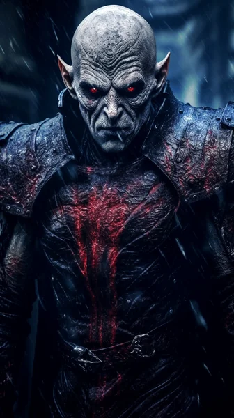 Ancient Vampire Horror AI Portrait