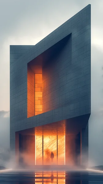 Minimalist Building Facade Photography