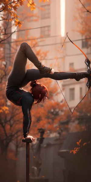 Professional Athlete Woman Concept Art